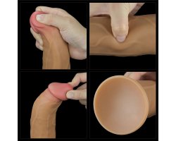 Двухслойный перезаряжаемый ротатор на присоске Platinum Silicone, 22,8 см, Ø 4,9 см-foto10