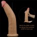Двухслойный перезаряжаемый ротатор на присоске Platinum Silicone, 22,8 см, Ø 4,9 см