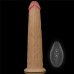 Двухслойный перезаряжаемый ротатор на присоске Platinum Silicone, 22,8 см, Ø 4,9 см