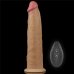 Двухслойный перезаряжаемый ротатор на присоске Platinum Silicone, 22,8 см, Ø 4,9 см