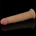 Двухслойный перезаряжаемый ротатор на присоске Platinum Silicone, 22,8 см, Ø 4,9 см