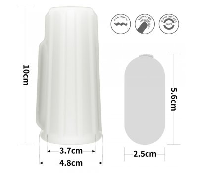 Насадка с вибрацией Ridge Knights Ring, Ø 3,7 см Насадка с вибрацией Ridge Knights Ring, Ø 3,7 см