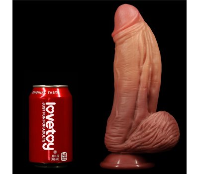 Фаллоимитатор Dual Layer Platinum Silicone Cock, 24,5 см, Ø 6-7 см