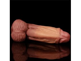 Фаллоимитатор Dual Layer Platinum Silicone Cock, 24,5 см, Ø 6-7 см-foto13