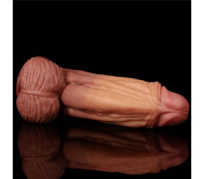 Фаллоимитатор Dual Layer Platinum Silicone Cock, 24,5 см, Ø 6-7 см