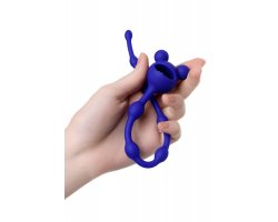 Анальная цепочка TODO BY TOYFA FROGGY синяя, 27,4 см, Ø 1,4 см-foto2