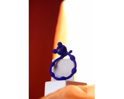 Анальная цепочка TODO BY TOYFA FROGGY синяя, 27,4 см, Ø 1,4 см-foto3