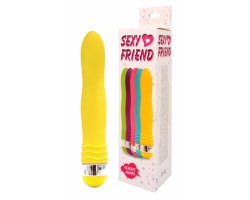 Желтый вибромассажёр Sexy friend, Ø 2,9 см-foto2