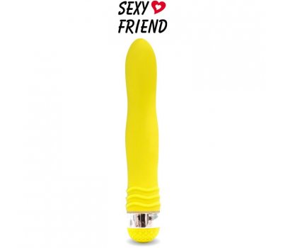 Желтый вибромассажёр Sexy friend, Ø 2,9 см Желтый вибромассажёр Sexy friend, Ø 2,9 см