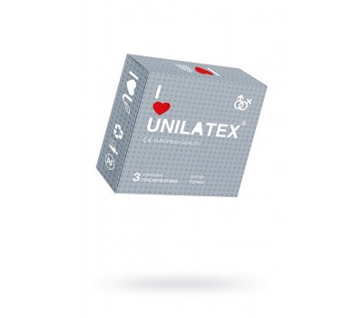 Презервативы точечные латексные Unilatex Dotted, 18 см, 5,4 см, 3 шт Презервативы точечные латексные Unilatex Dotted, 18 см, 5,4 см, 3 шт