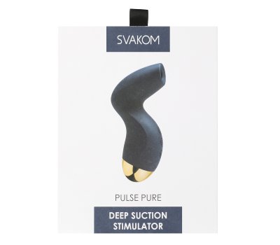 Вакуумно-мембранный стимулятор клитора Svakom «Pulse Pure» синий Вакуумно-мембранный стимулятор клитора Svakom «Pulse Pure» синий