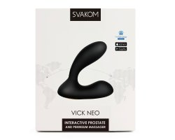 Массажер простаты Svakom «Vick Neo Black» с управлением через приложение, черный, 11 см, Ø 2,6 см-foto5