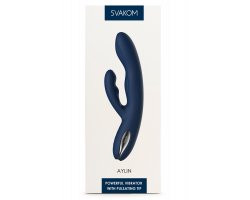 Вибратор Svakom «Aylin Dark Blue» с пульсирующей головкой, синий, 21,5 см, Ø 3,3 см-foto3
