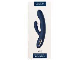 Вибратор Svakom «Aylin Dark Blue» с пульсирующей головкой, синий, 21,5 см, Ø 3,3 см-foto7