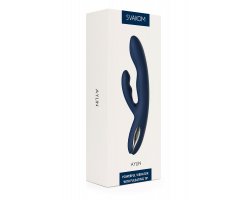 Вибратор Svakom «Aylin Dark Blue» с пульсирующей головкой, синий, 21,5 см, Ø 3,3 см-foto2