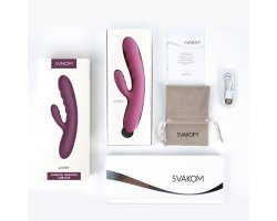 Вибратор Svakom «Avery» с возвратно-поступательными движениями, сиреневый, 18,6 см, Ø 3,3 см-foto5