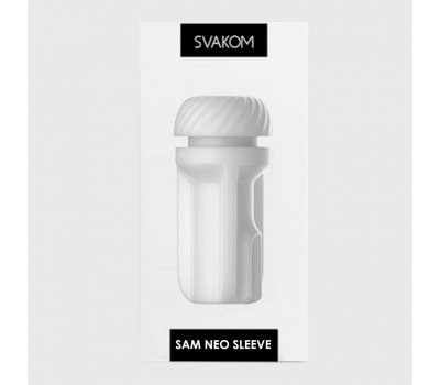 Сменный рукав для мастурбатора Svakom «Sam Neo Sleeve» белый, 17 см, Ø 2 см Сменный рукав для мастурбатора Svakom «Sam Neo Sleeve» белый, 17 см, Ø 2 см
