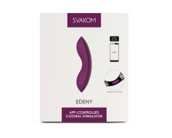 Клиторальный стимулятор Svakom «Edeny» с управлением через мобильное приложение, 9,1 см, Ø 3,8 см-foto9