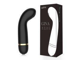 Мини-вибратор черного цвета WINYI «GINA», 11,5 см, Ø 2,6 см