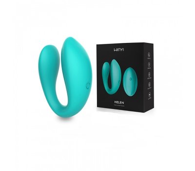 НЕКОМПЛЕКТ! Стимулятор для пар WINYI «HELEN», бирюзовый