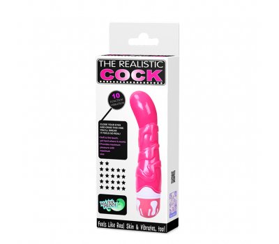 Рельефный вибратор The Realistic Cock 21,8 см, Ø 3,8 см Рельефный вибратор The Realistic Cock 21,8 см, Ø 3,8 см