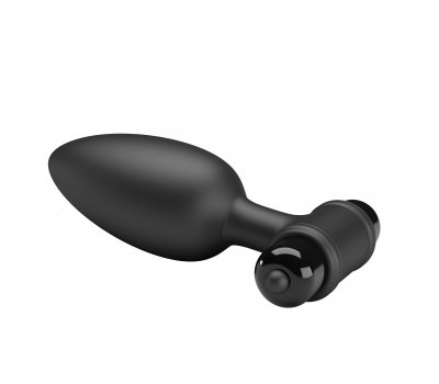 Анальная пробка черного цвета с вибрацией Vibrating Butt Plug, 11,8 см, Ø 3,8 см Анальная пробка черного цвета с вибрацией Vibrating Butt Plug, 11,8 см, Ø 3,8 см