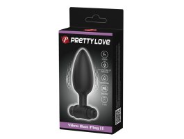 Анальная пробка черного цвета с вибрацией Vibrating Butt Plug, 11,8 см, Ø 3,8 см-foto2