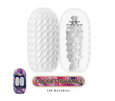 Двустороннее яйцо-мастурбатор Pretty Love Coquettish Balls Venus-X