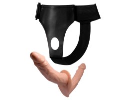 Двойной страпон с реалистичными насадками Ultra Passionate Harness-foto5
