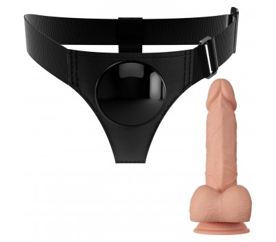 Страпон с реалистичной насадкой Harness Briefs Jerry Страпон с реалистичной насадкой Harness Briefs Jerry