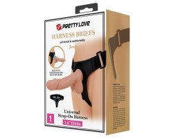Страпон с реалистичной насадкой Harness Briefs Jerry-foto5