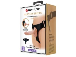 Страпон с реалистичной насадкой Harness Briefs Kevin-foto2