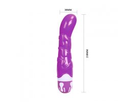 Рельефный вибратор The Realistic Cock 21,8 см, Ø 3,8 см, фиолетовый-foto7