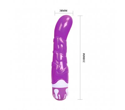 Рельефный вибратор The Realistic Cock 21,8 см, Ø 3,8 см, фиолетовый Рельефный вибратор The Realistic Cock 21,8 см, Ø 3,8 см, фиолетовый
