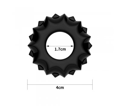 Черное эрекционное кольцо Power Plus Cockring Черное эрекционное кольцо Power Plus Cockring