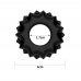 Черное эрекционное кольцо Power Plus Cockring Черное эрекционное кольцо Power Plus Cockring