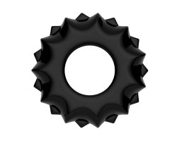 Черное эрекционное кольцо Power Plus Cockring-foto3
