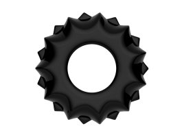 Черное эрекционное кольцо Power Plus Cockring-foto3