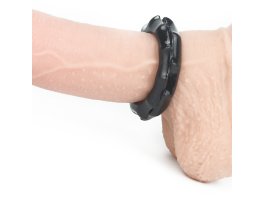 Черное эрекционное кольцо Power Plus Cockring-foto4