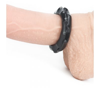 Черное эрекционное кольцо Power Plus Cockring Черное эрекционное кольцо Power Plus Cockring