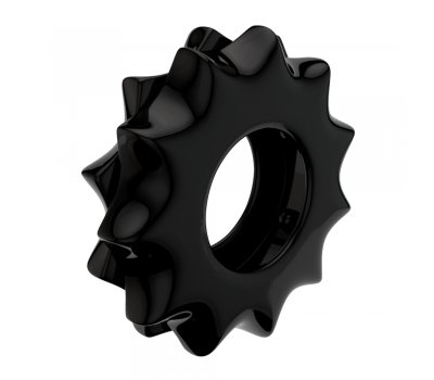 Черное эрекционное кольцо Power Plus Cockring Черное эрекционное кольцо Power Plus Cockring