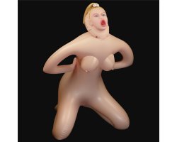 Кукла в позе наездницы с открытым ротиком и большой грудью Jayola Cowgirl-foto9