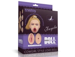 Кукла в позе наездницы с открытым ротиком и большой грудью Jayola Cowgirl Кукла в позе наездницы с открытым ротиком и большой грудью Jayola Cowgirl