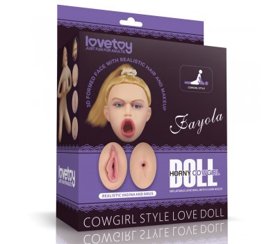 Кукла в позе наездницы с открытым ротиком и большой грудью Jayola Cowgirl Кукла в позе наездницы с открытым ротиком и большой грудью Jayola Cowgirl