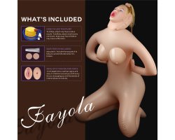 Кукла в позе наездницы с открытым ротиком и большой грудью Jayola Cowgirl-foto2