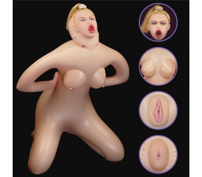 Кукла в позе наездницы с открытым ротиком и большой грудью Jayola Cowgirl Кукла в позе наездницы с открытым ротиком и большой грудью Jayola Cowgirl