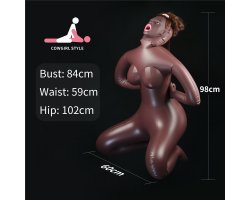 Кукла в позе наездницы с открытым ротиком и большой грудью Yael Cowgirl-foto14