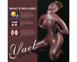 Кукла в позе наездницы с открытым ротиком и большой грудью Yael Cowgirl-foto8