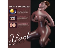 Кукла в позе наездницы с открытым ротиком и большой грудью Yael Cowgirl-foto8