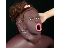 Кукла в позе наездницы с открытым ротиком и большой грудью Yael Cowgirl-foto4